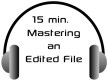 15 min mastering edited file logo