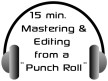 15 min mastering & editing logo